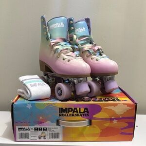 Impala Roller Skates in Pastel Fade colorway, size Women's 8